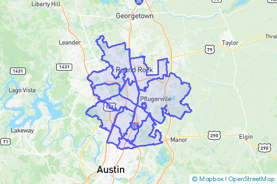 Service Area Map