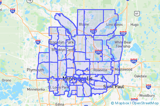 Service Area Map
