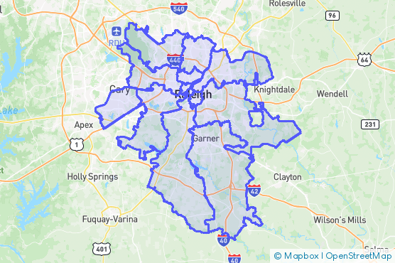 Service Area Map