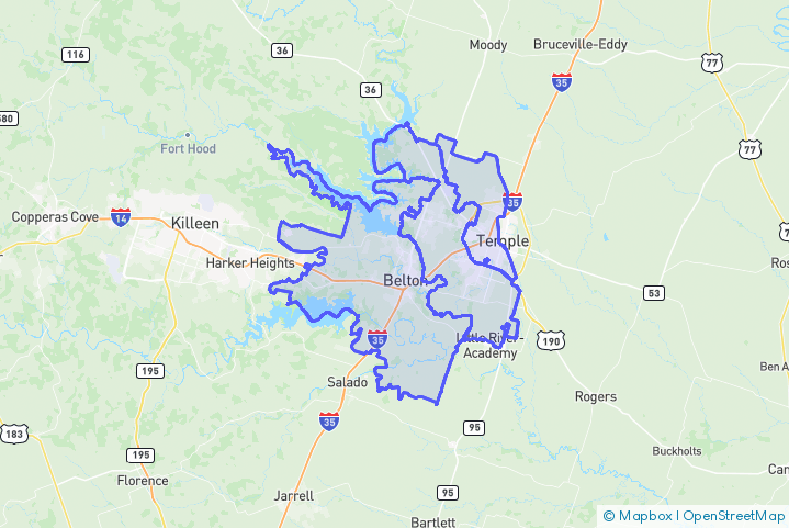 Service Area Map