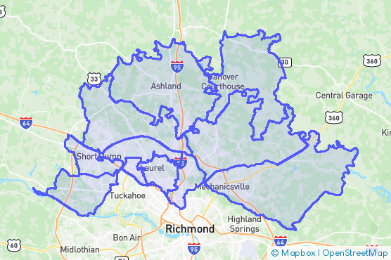 Service Area Map