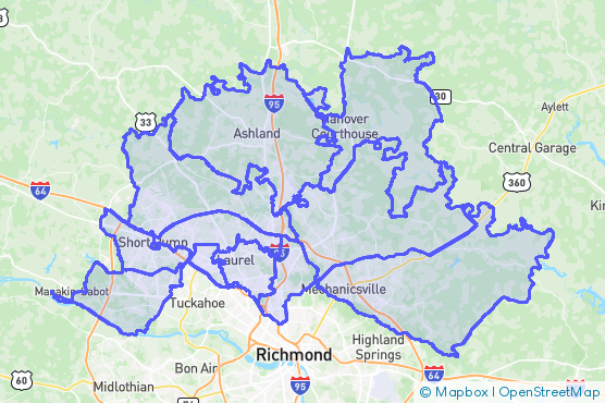 Service Area Map