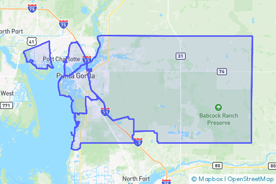 Service Area Map