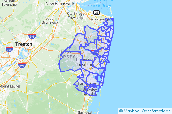 Service Area Map
