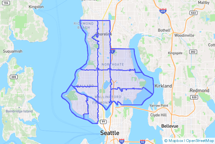 Service Area Map