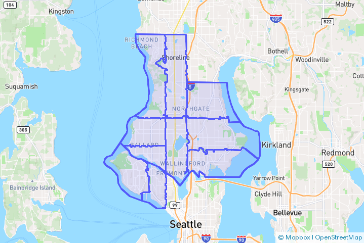 Service Area Map