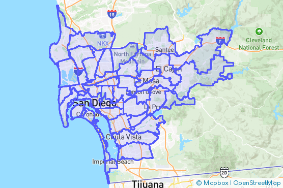 Service Area Map