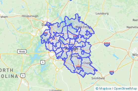 Service Area Map