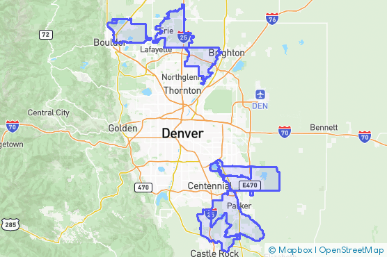 Service Area Map