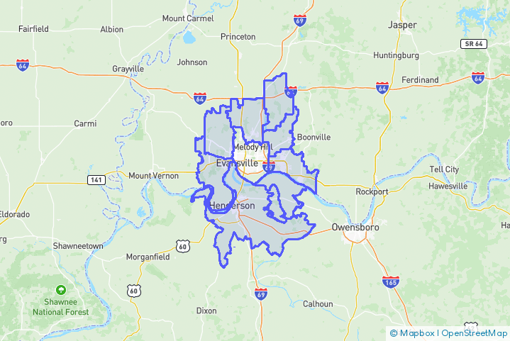 Service Area Map