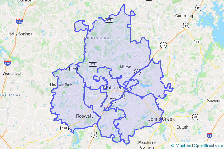 Service Area Map