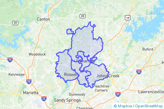 Service Area Map