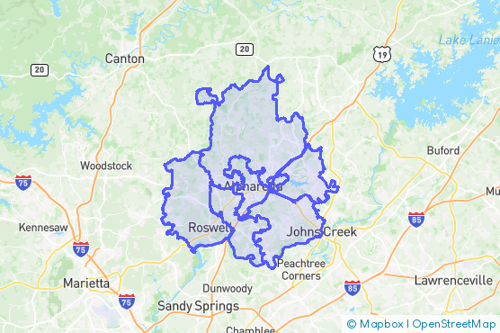 Service Area Map