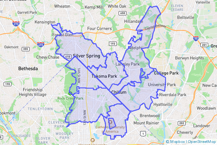 Service Area Map
