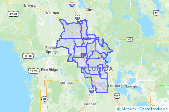 Service Area Map