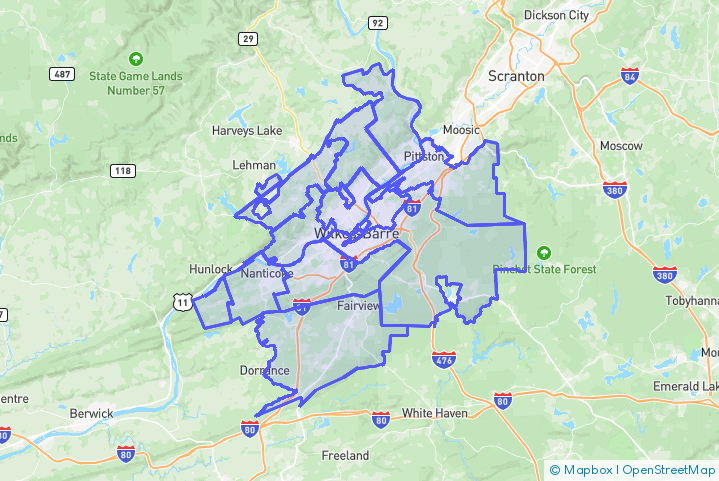 Service Area Map