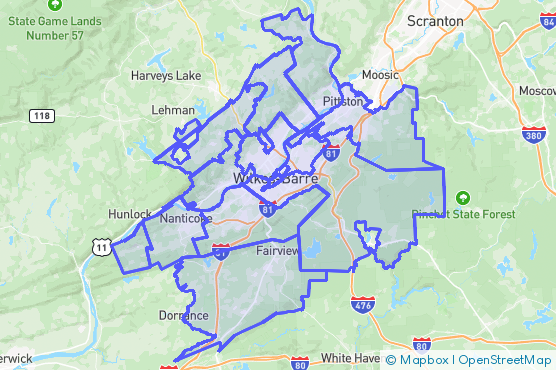Service Area Map
