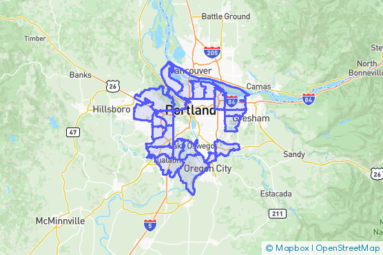 Service Area Map