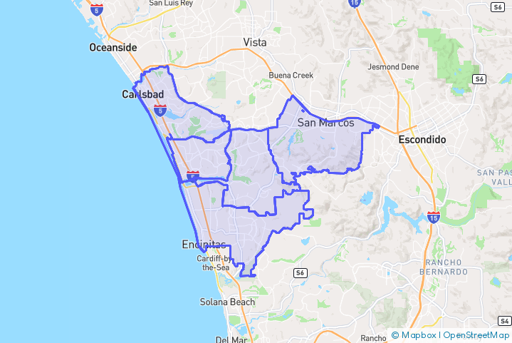 Service Area Map