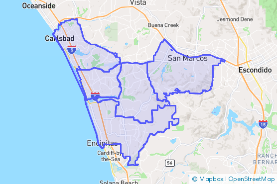 Service Area Map