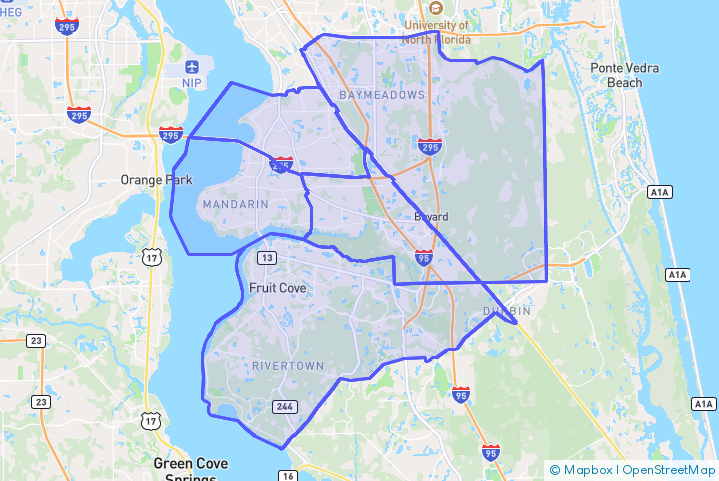 Service Area Map