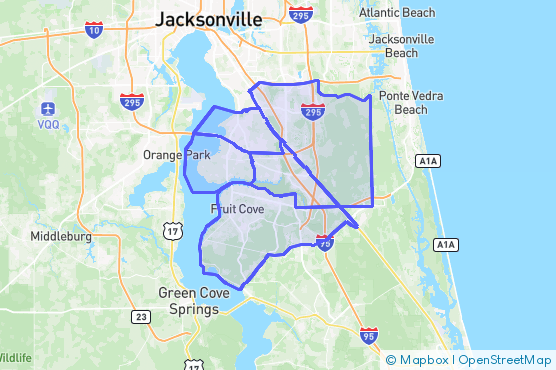 Service Area Map