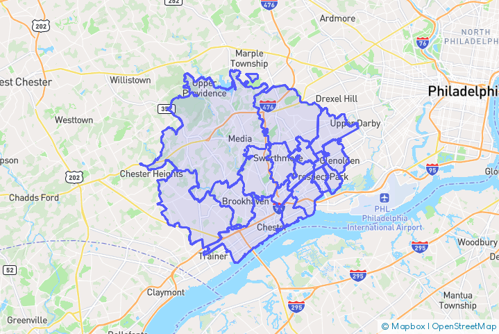 Service Area Map