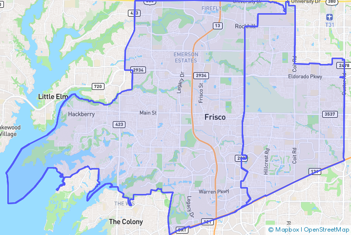 Service Area Map