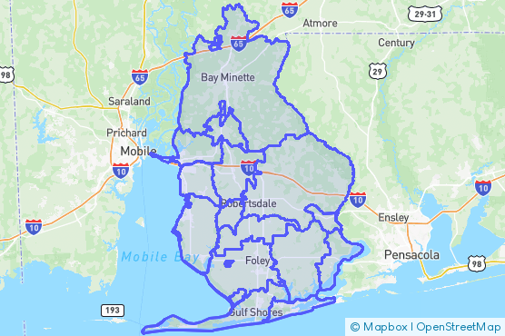 Service Area Map
