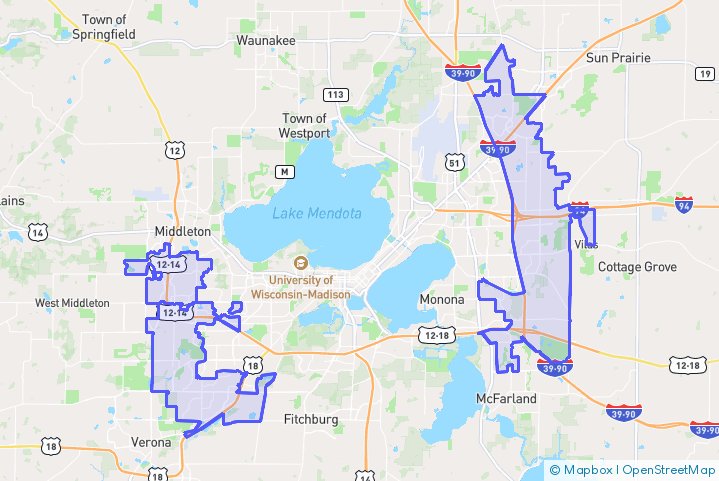 Service Area Map