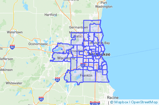Service Area Map