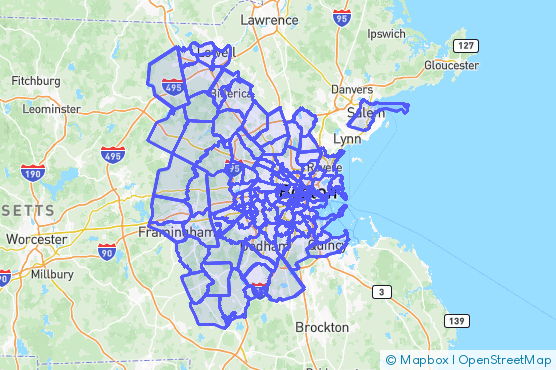 Service Area Map