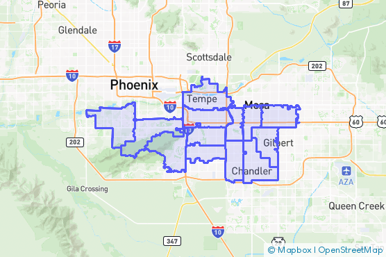 Service Area Map