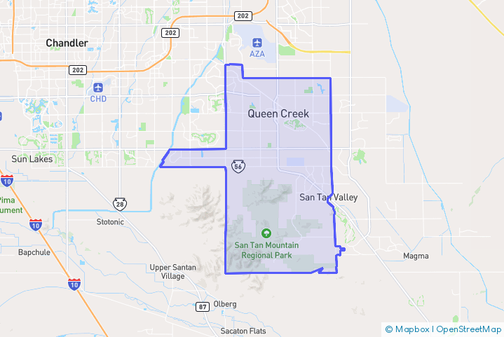 Service Area Map