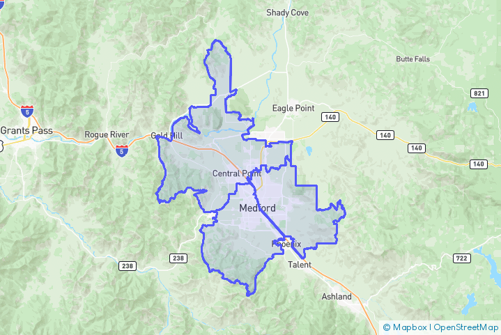 Service Area Map