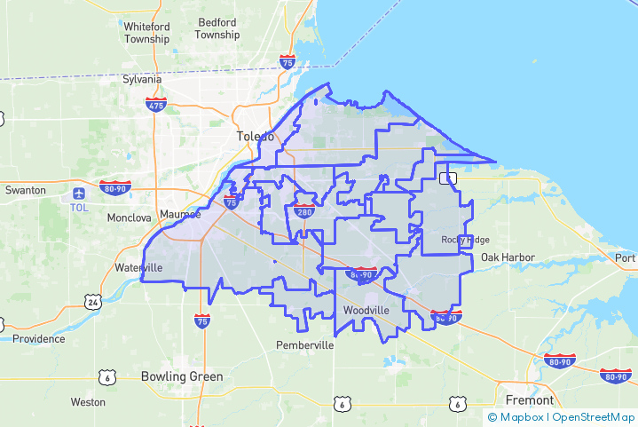 Service Area Map