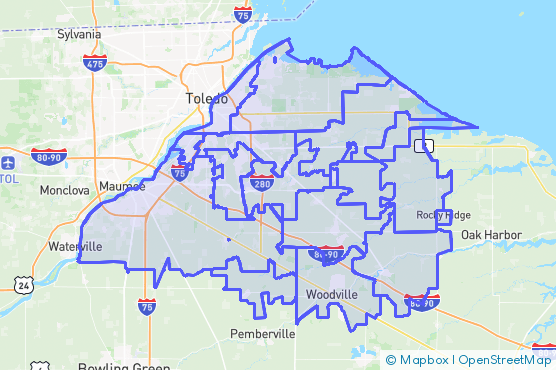 Service Area Map