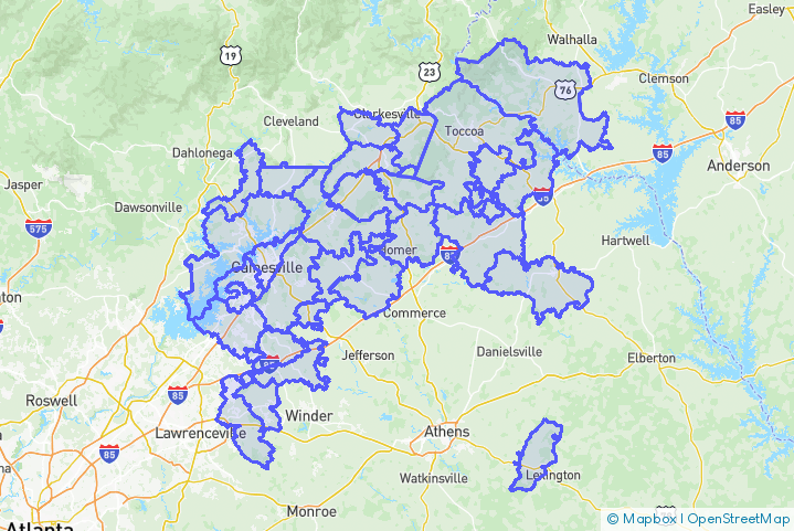 Service Area Map