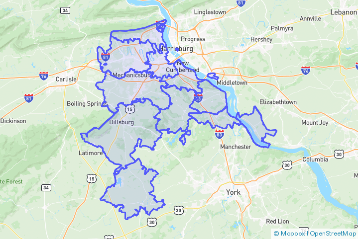 Service Area Map