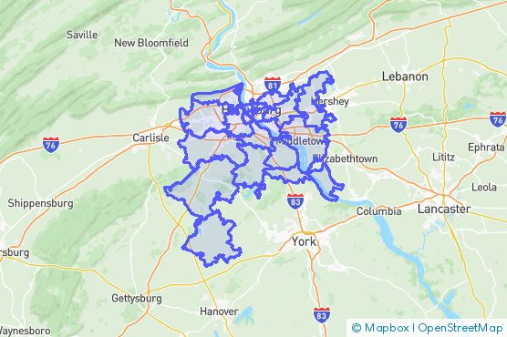 Service Area Map
