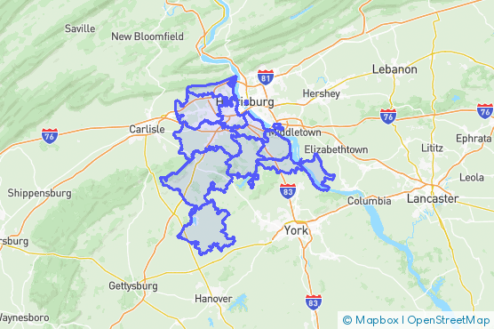 Service Area Map
