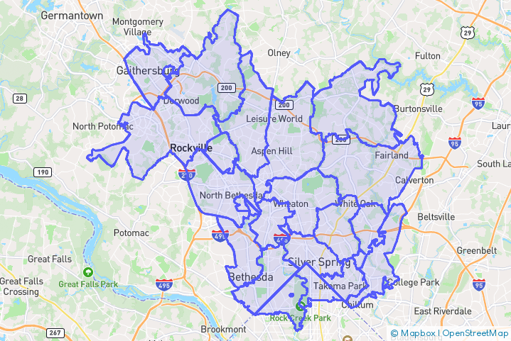Service Area Map