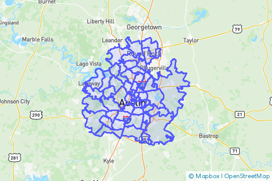 Service Area Map