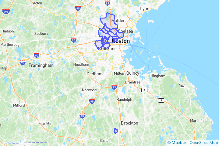 Service Area Map