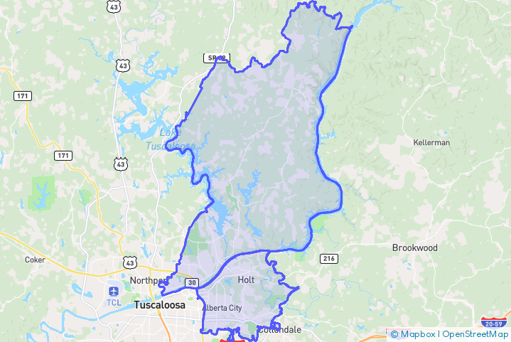 Service Area Map