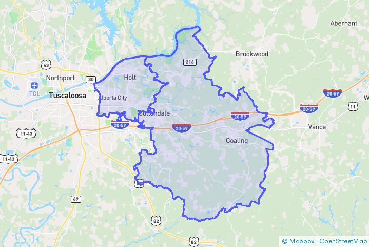 Service Area Map