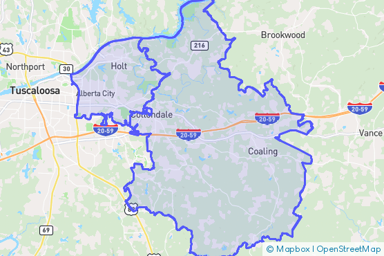 Service Area Map