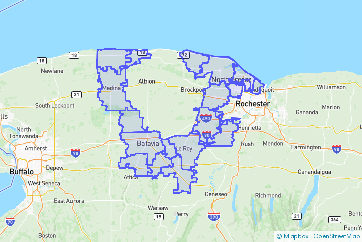Service Area Map