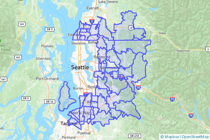 Service Area Map