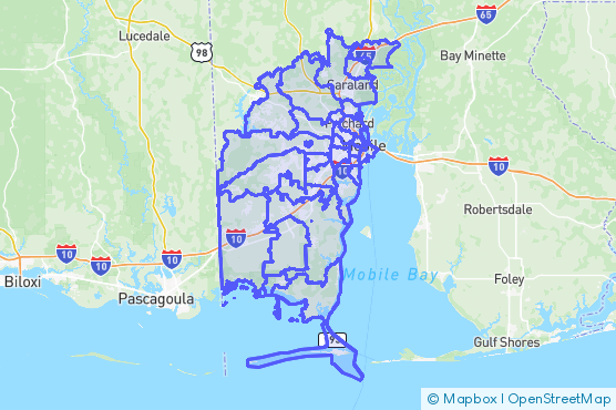Service Area Map